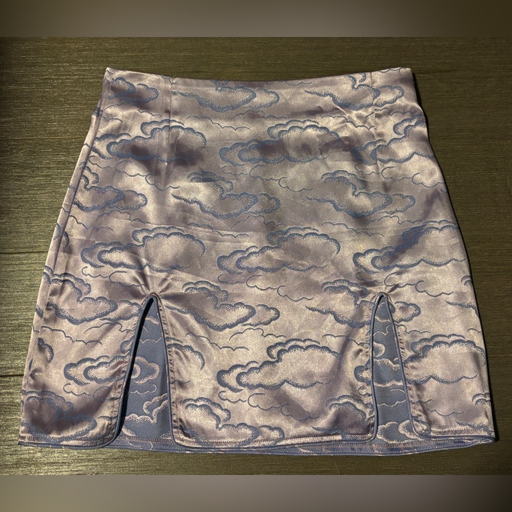 DAWANG brocade mini skirt